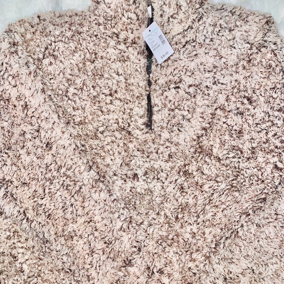 Sherpa 1/4 Zip Pullover Sweatshirt - Picture 3 of 6